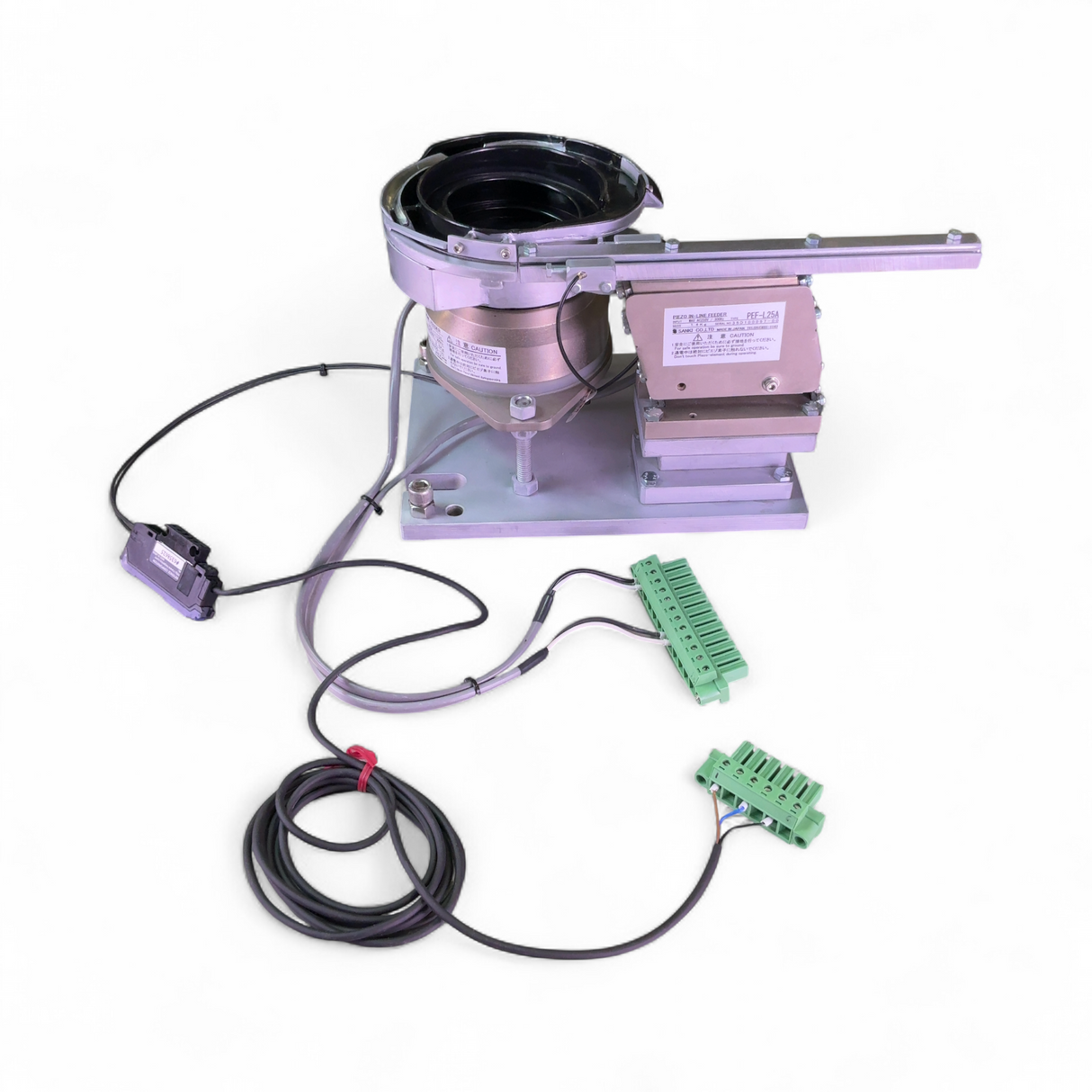 Sanki Piezo Bowl (PEF-11OiL) & In-Line (PEF-L25A) Feeder System w P111 Controller Module (BO!) - Parts | Mr. Scientific - Image 3