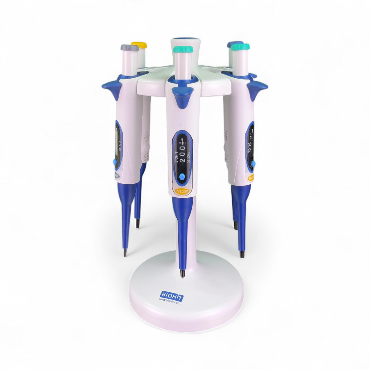 Sartorius BioHit mLine CALIBRATED Pipette Lot w Carousel; m10, m100, m200, m1000 | Ships Fast from Mr. Scientific - Image 3