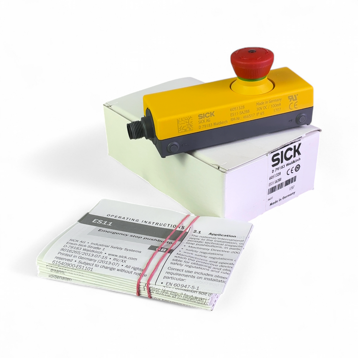 SICK Industrial Emergency Stop Pushbutton 6051328 (Best Offer!) | Order Direct and Save - Image 1