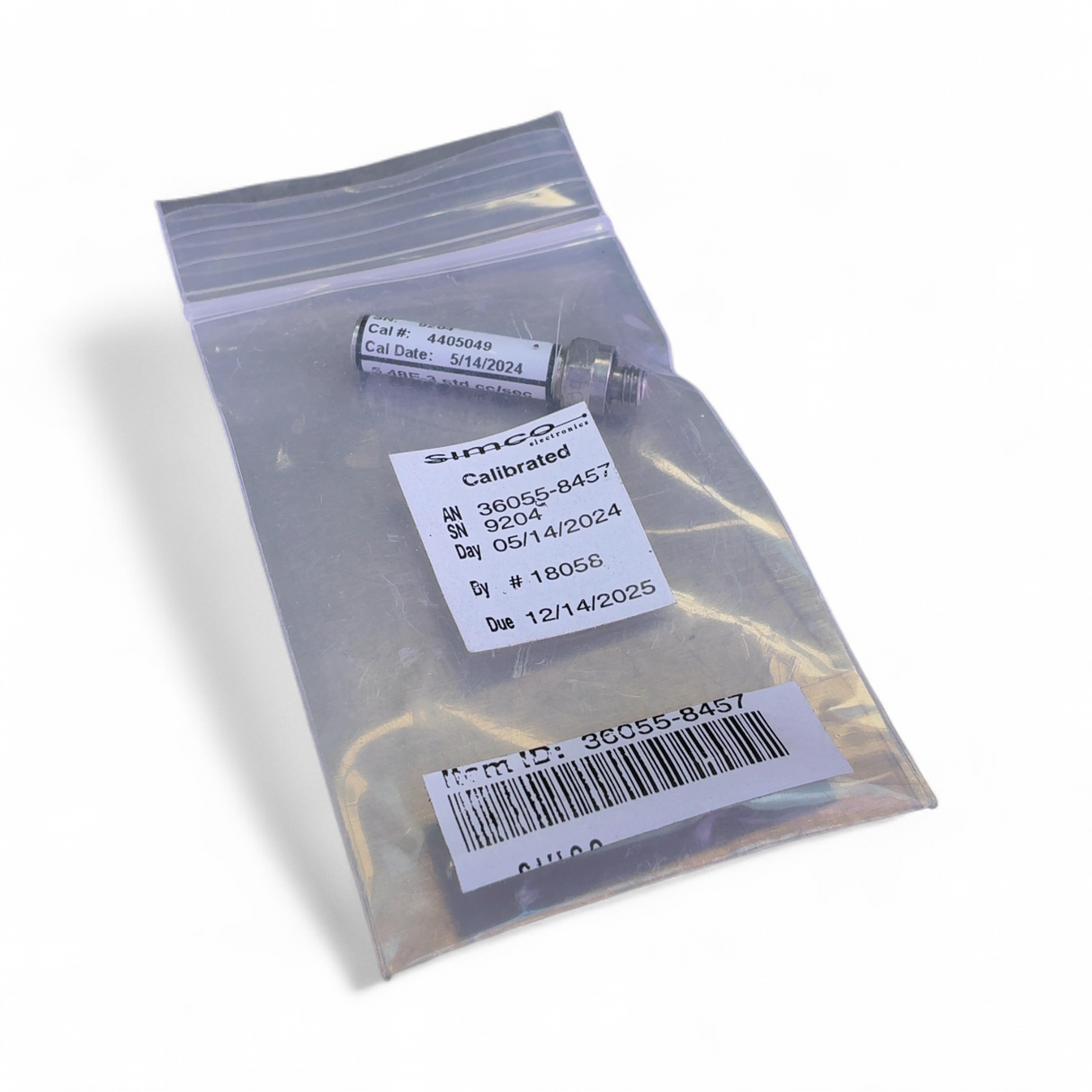Simco LACO 5.48E-3 std cc/s Air Leak Standard CM525.031009A0/2/2-3 (BO!) | Ships Fast from Mr. Scientific - Image 1