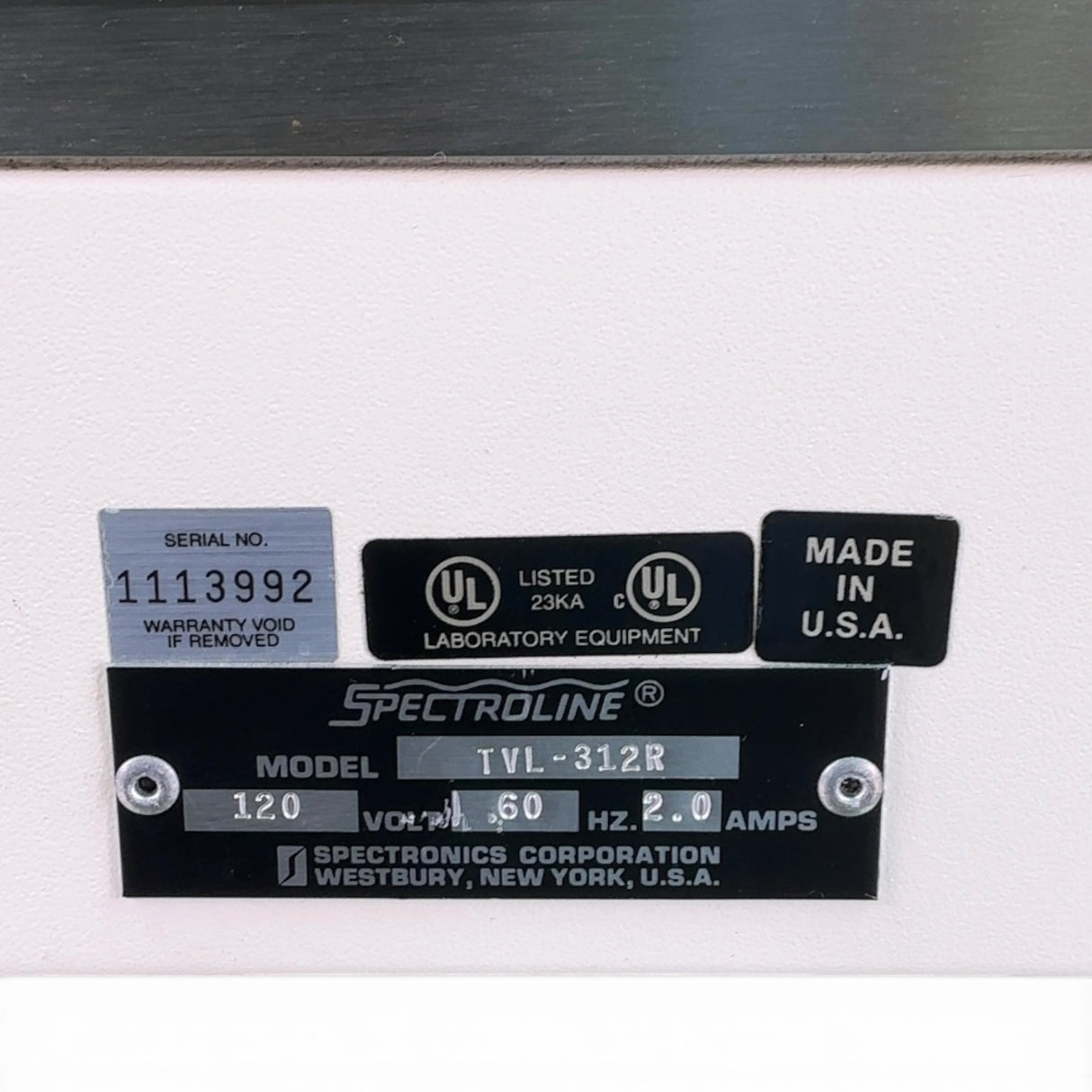 Spectroline 120V Ultraviolet Transilluminator TVL-312R w Filter Screen (Best Offer!) | Ships Fast from Mr. Scientific - Image 9