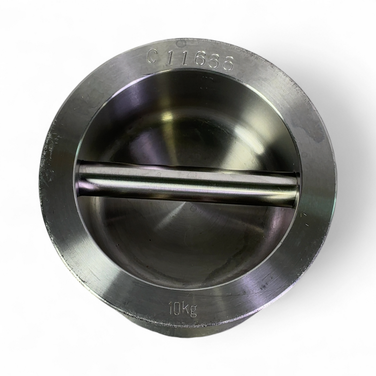 Stainless Steel Industrial Calibration Weight with Handle 10kg | Ships Fast from Mr. Scientific - Image 3