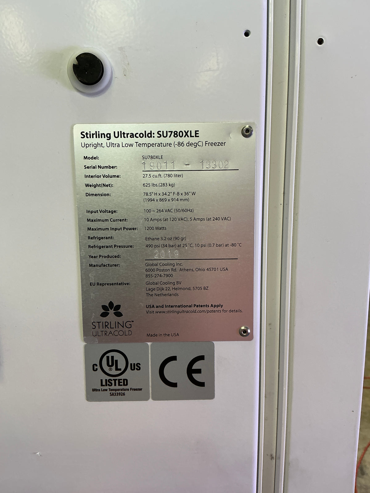 Stirling Ultracold Upright, Ultra Low Temperature (-86°C) Freezer SU780XLE (BO!) | Order Direct and Save - Image 15
