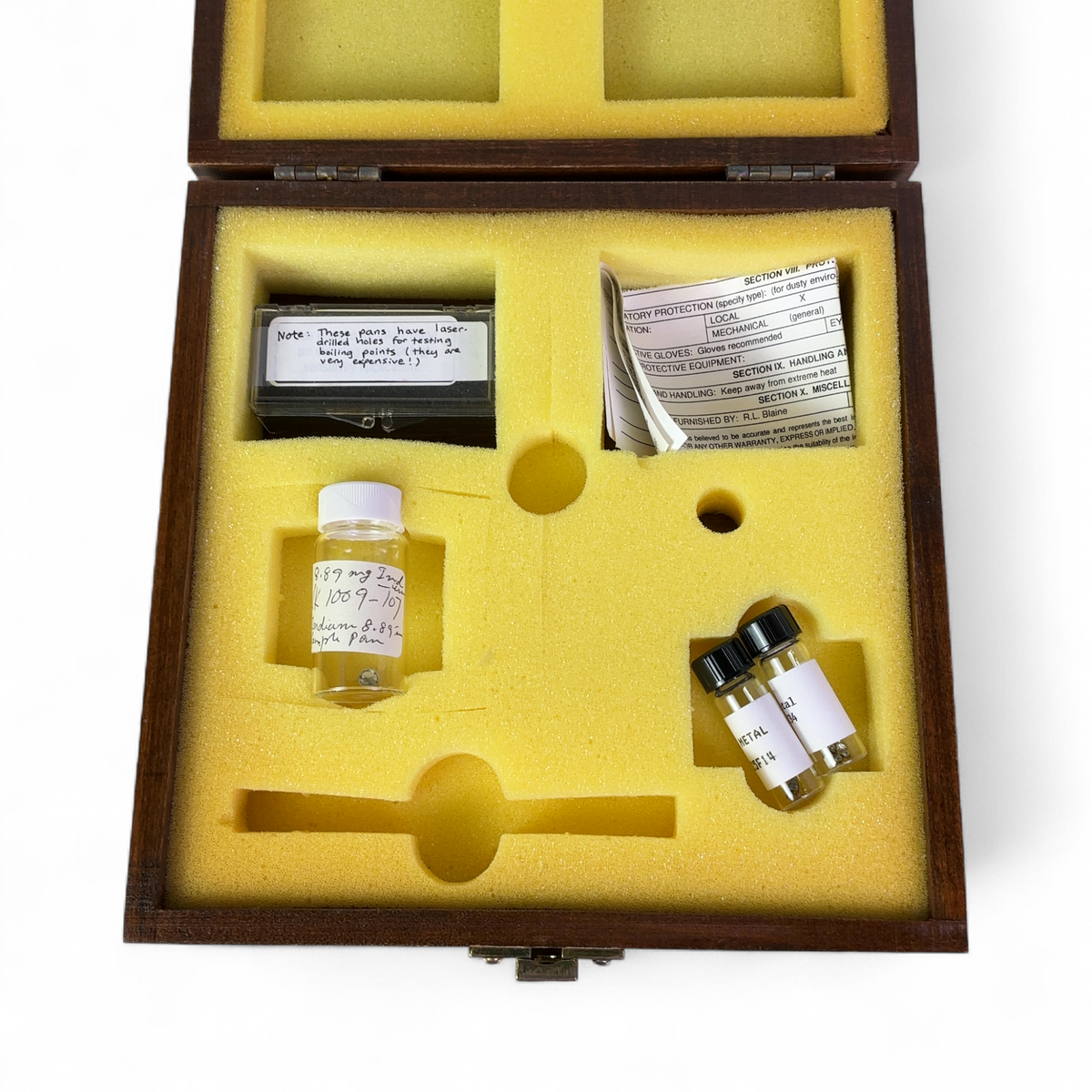 TA Instruments DSC (Differential Scanning Calorimeter) Calibration Accessory Kits - Incomplete - Image 3