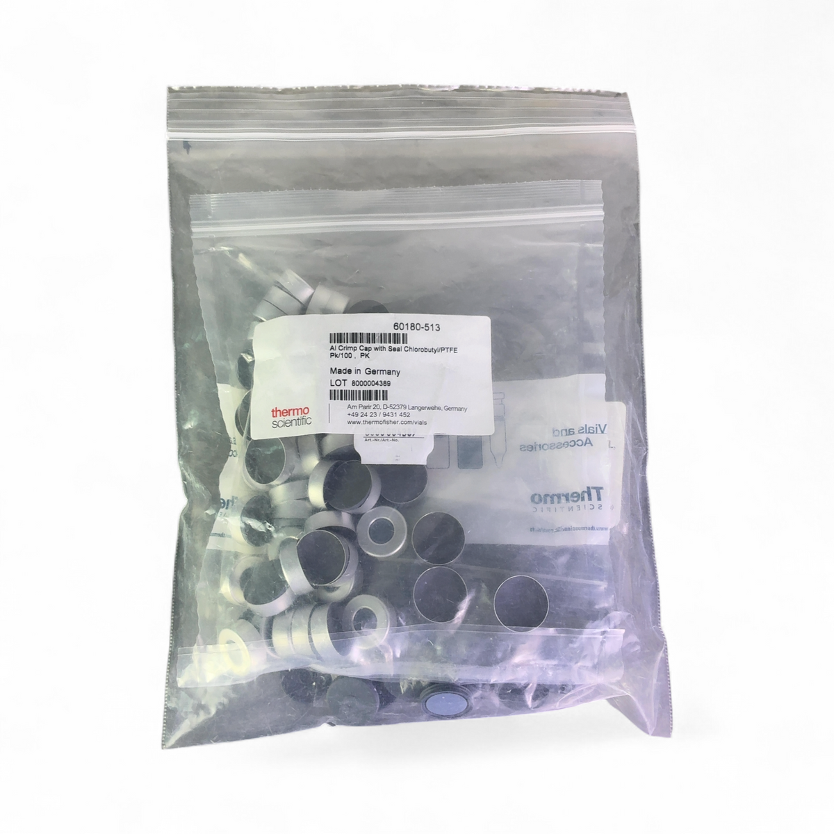 Thermo Scientific Assorted Crimp Caps w Septum 20-MCB-ST3HT, 20-MCB-ST3, 60180-513, C4020-36, 60180-514 - Image 11