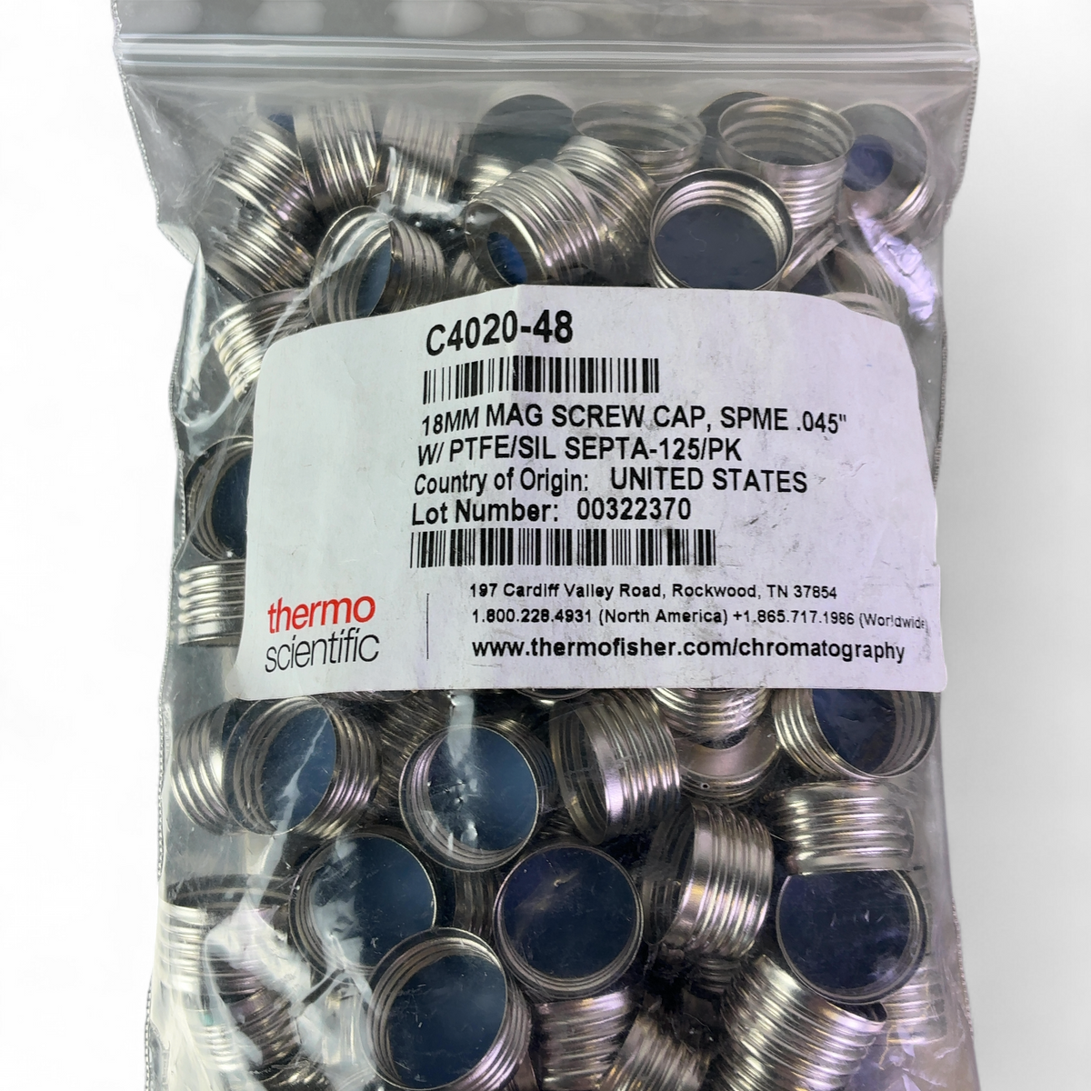 Thermo Scientific Chromacol 10-HSV 10mL Clear Screwtop Vials w Mag Septa Caps C4020-48 - 125/pk | Ships Fast from Mr. Scientific - Image 3