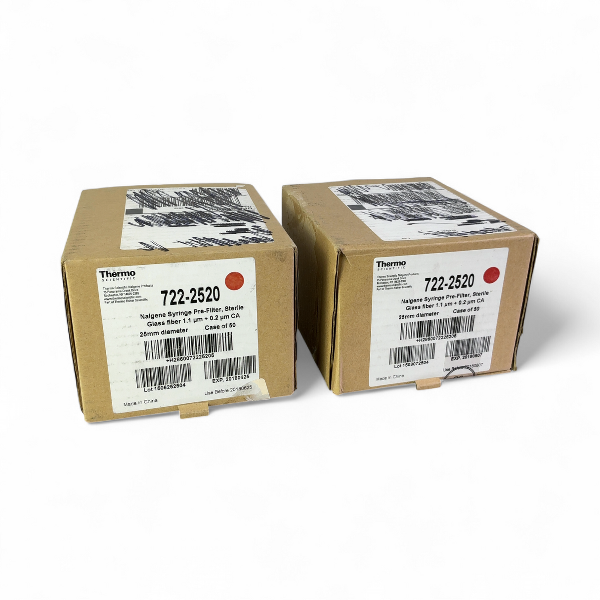 Thermo Scientific Nalgene Glass Fiber Pre-Filters, 25mm Dia 722-2520, 100 units | Ships Fast from Mr. Scientific - Image 1