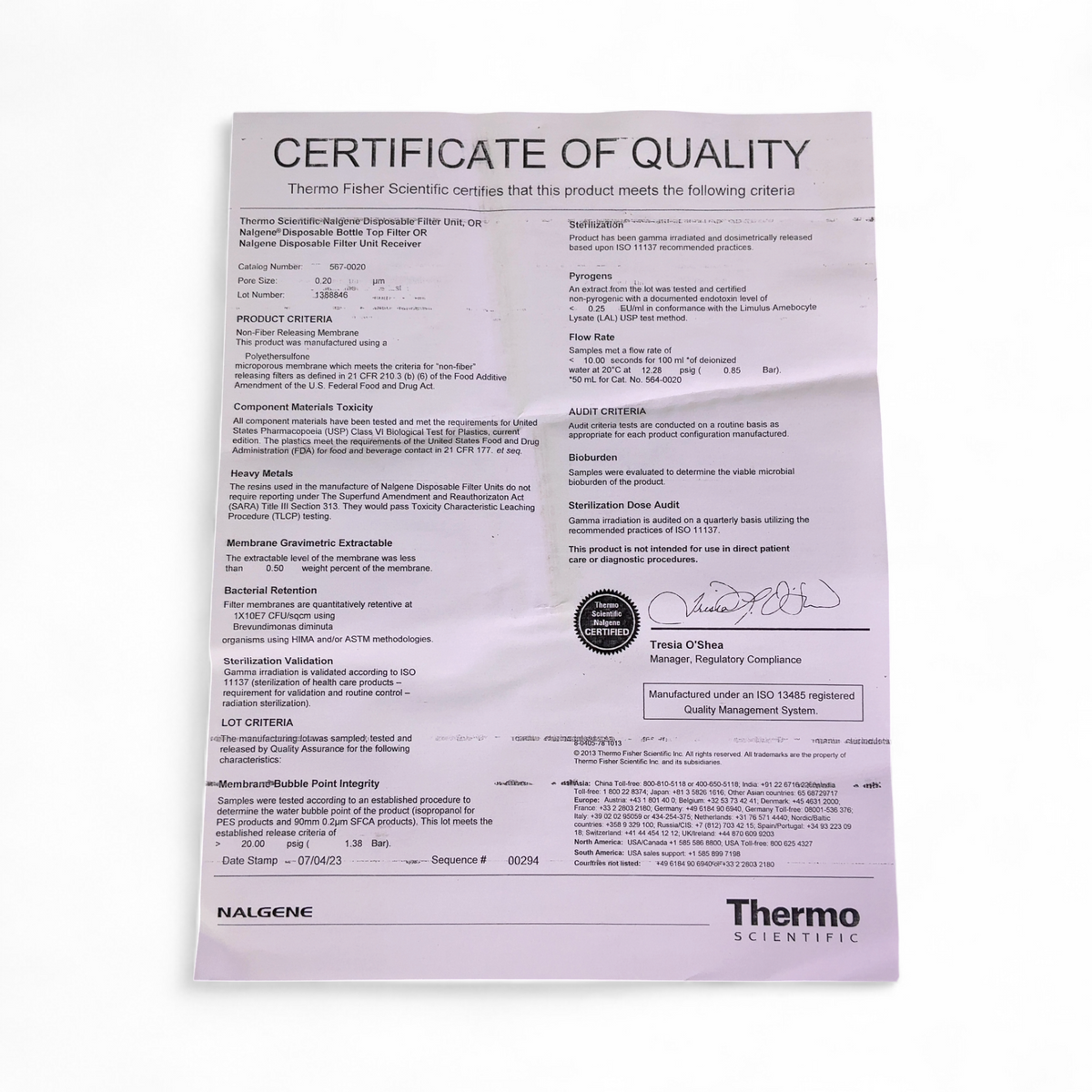 Thermo Scientific Nalgene Rapid-Flow 1000mL 0.20µm Pore Filter Unit 567-0020, 5/cs | Order Direct and Save - Image 8