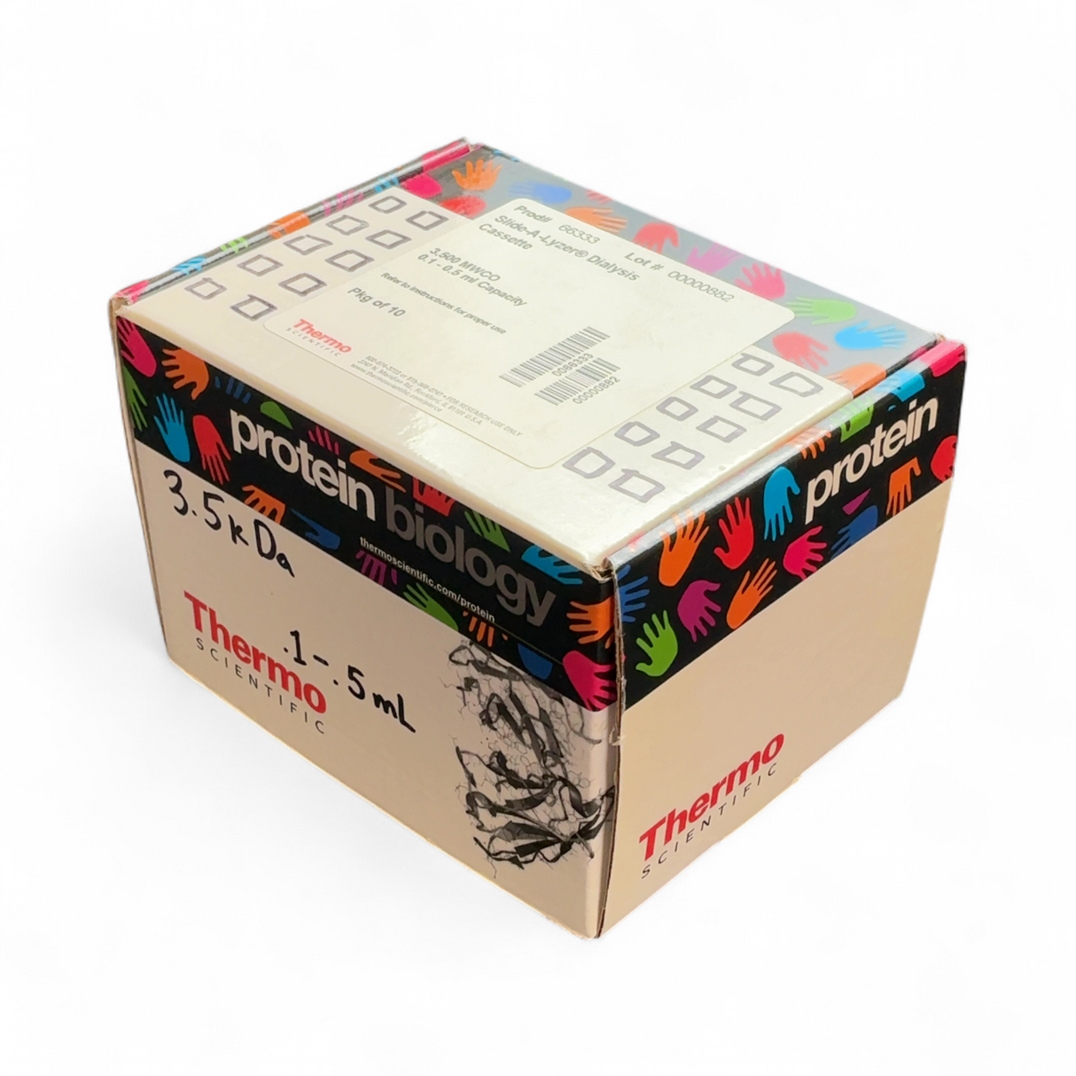 Thermo Scientific Slide-A-Lyzer Dialysis Cassette 3,500 MWCO 0.1-0.5 ml Capac... | Mr. Scientific - Image 2