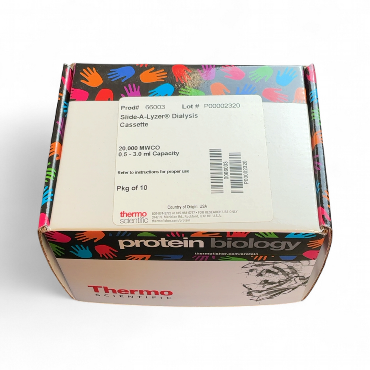 Thermo Scientific Slide-A-Lyzer Dialysis Cassette 66003 20 000 MWCO Protein P... | Safe & Secure Shipping - Image 4