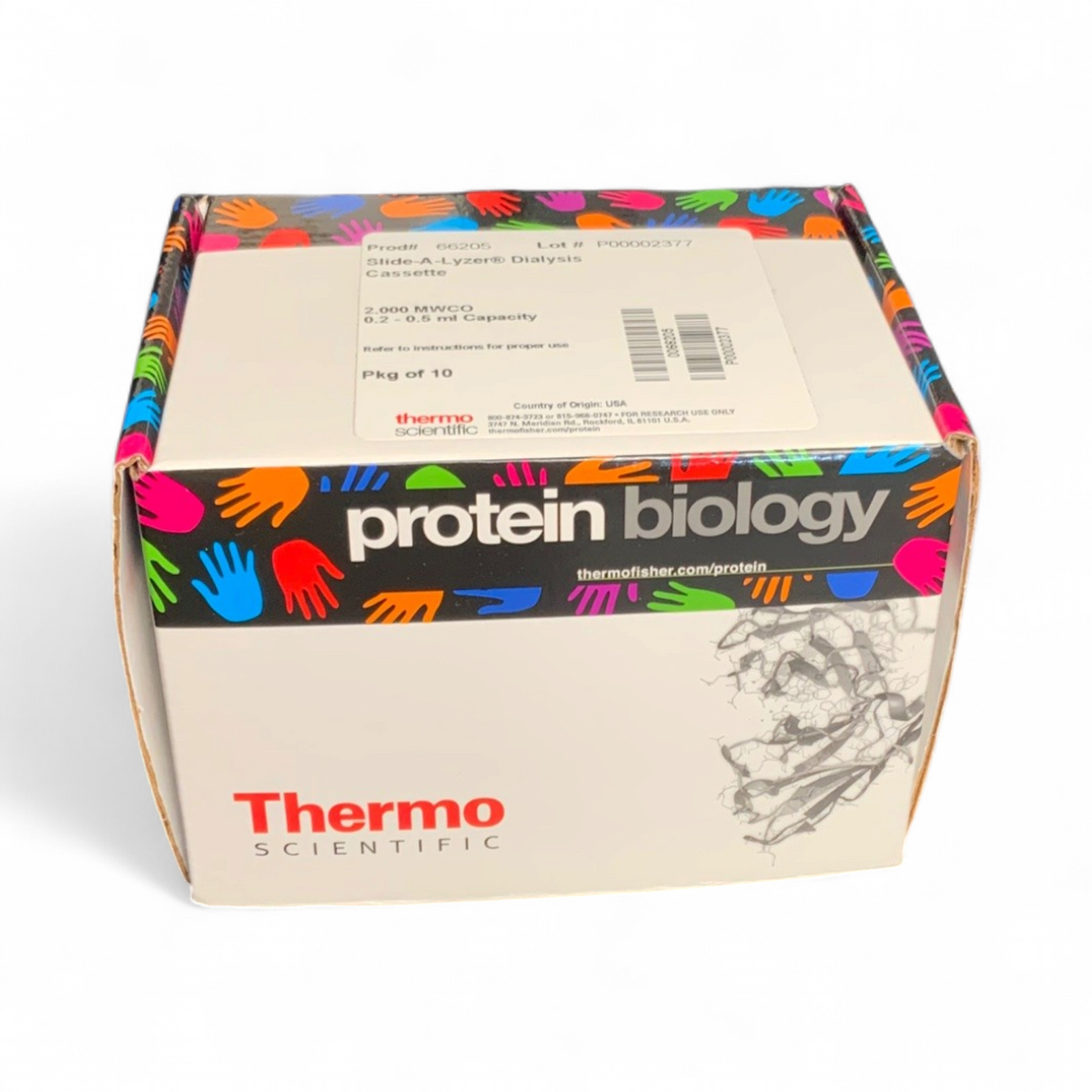 Thermo Scientific Slide-A-Lyzer Dialysis Cassette 66205 0.2-0.5mL - Image 7