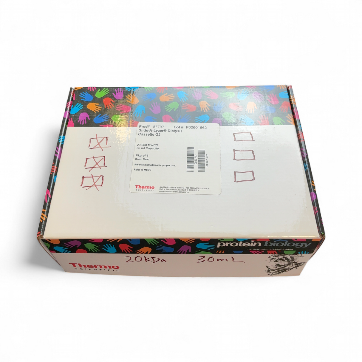 Thermo Scientific Slide-A-Lyzer Dialysis Cassette G2 20,000 MWCO 30 ml Capaci... | Safe & Secure Shipping - Image 4