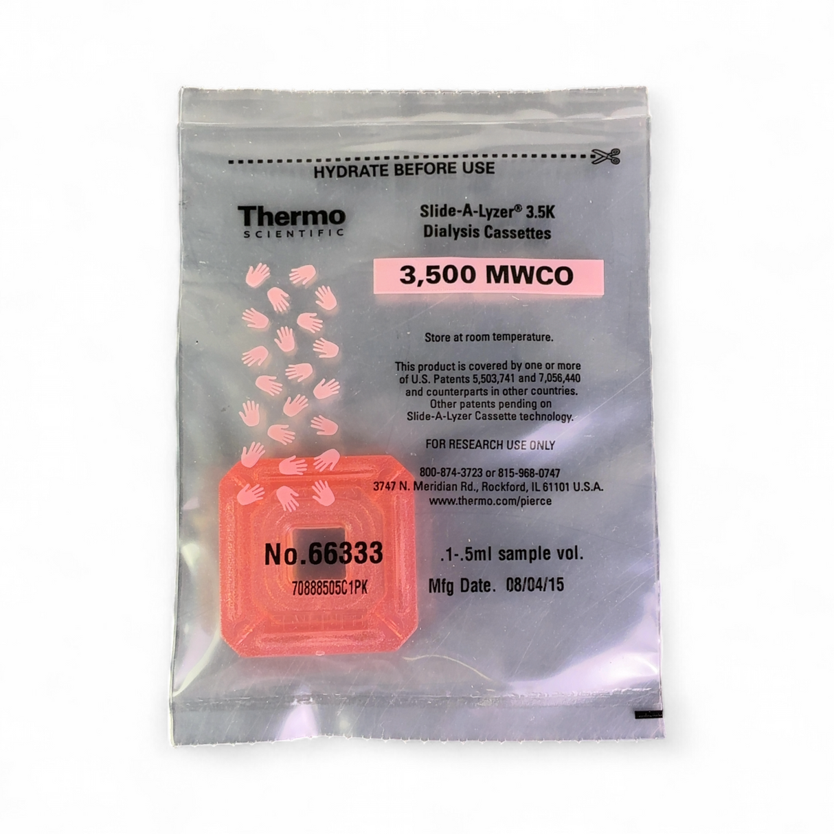 Thermo Scientific Slide-A-Lyzer Dialysis Cassette Mixed Lot EXPIRED | Order Direct and Save - Image 9