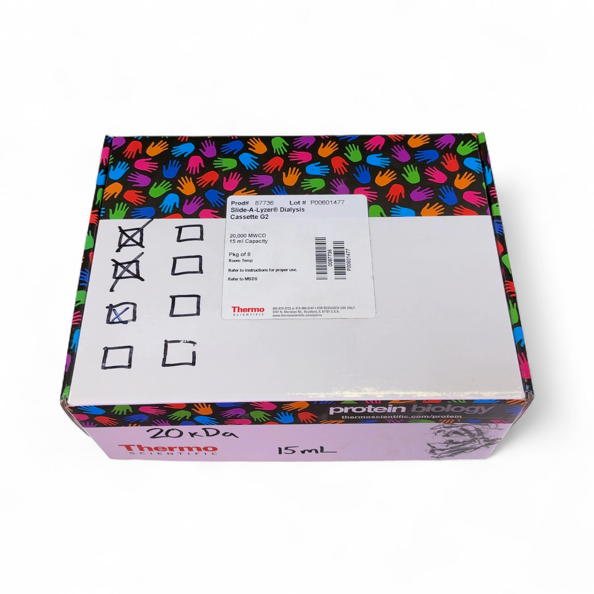 Thermo Scientific Slide-A-Lyzer G2 20k-MWCO Dialysis Cassettes, 15 & 30mL, 87736, 87737 | Mr. Scientific - Image 8