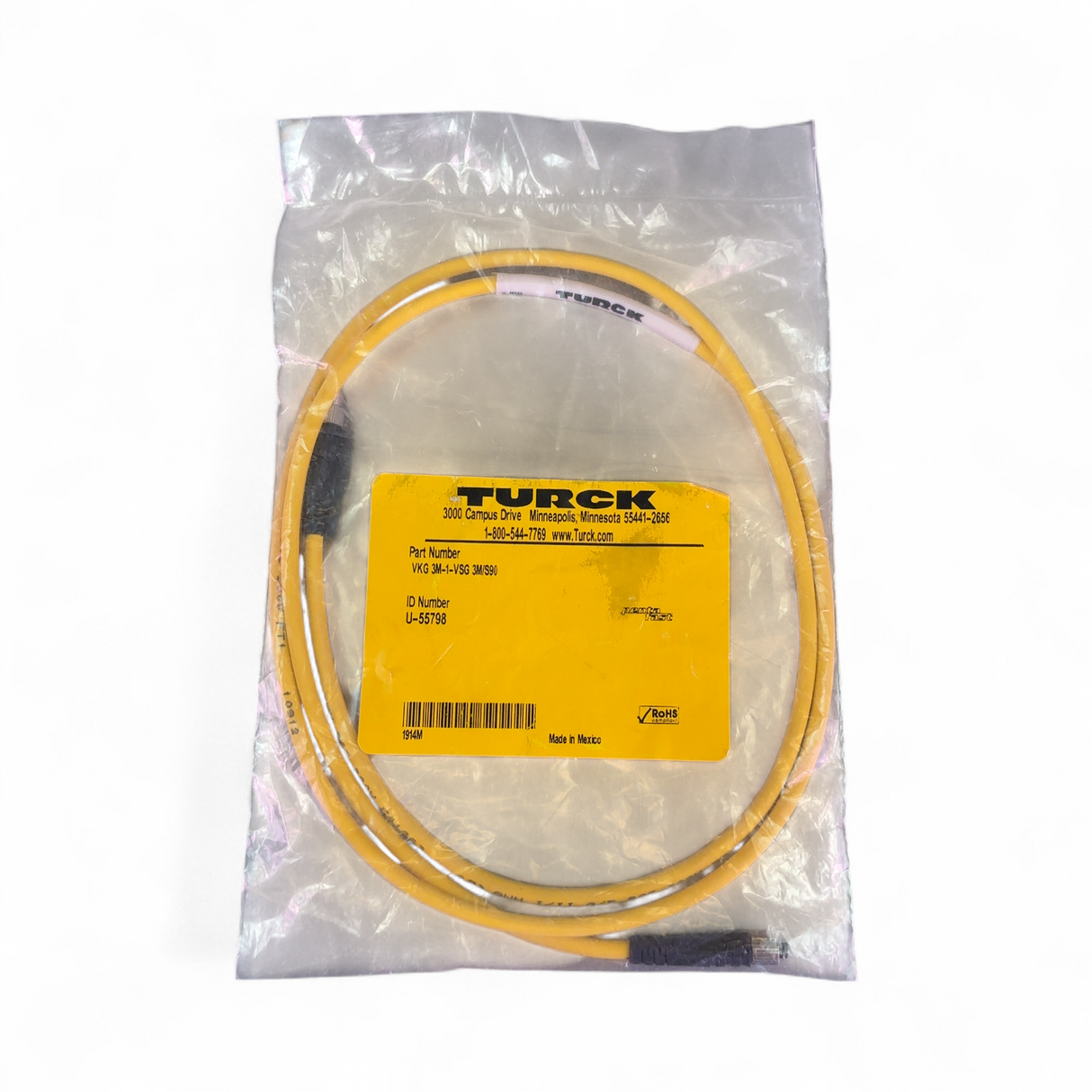 Turck Assorted PicoFast & PentaFast Cable Assemblies PSG 4M-1, PSG 6M-1, PKW 3M-1, VKG 3M-1 (BO!) | Safe & Secure Shipping - Image 9