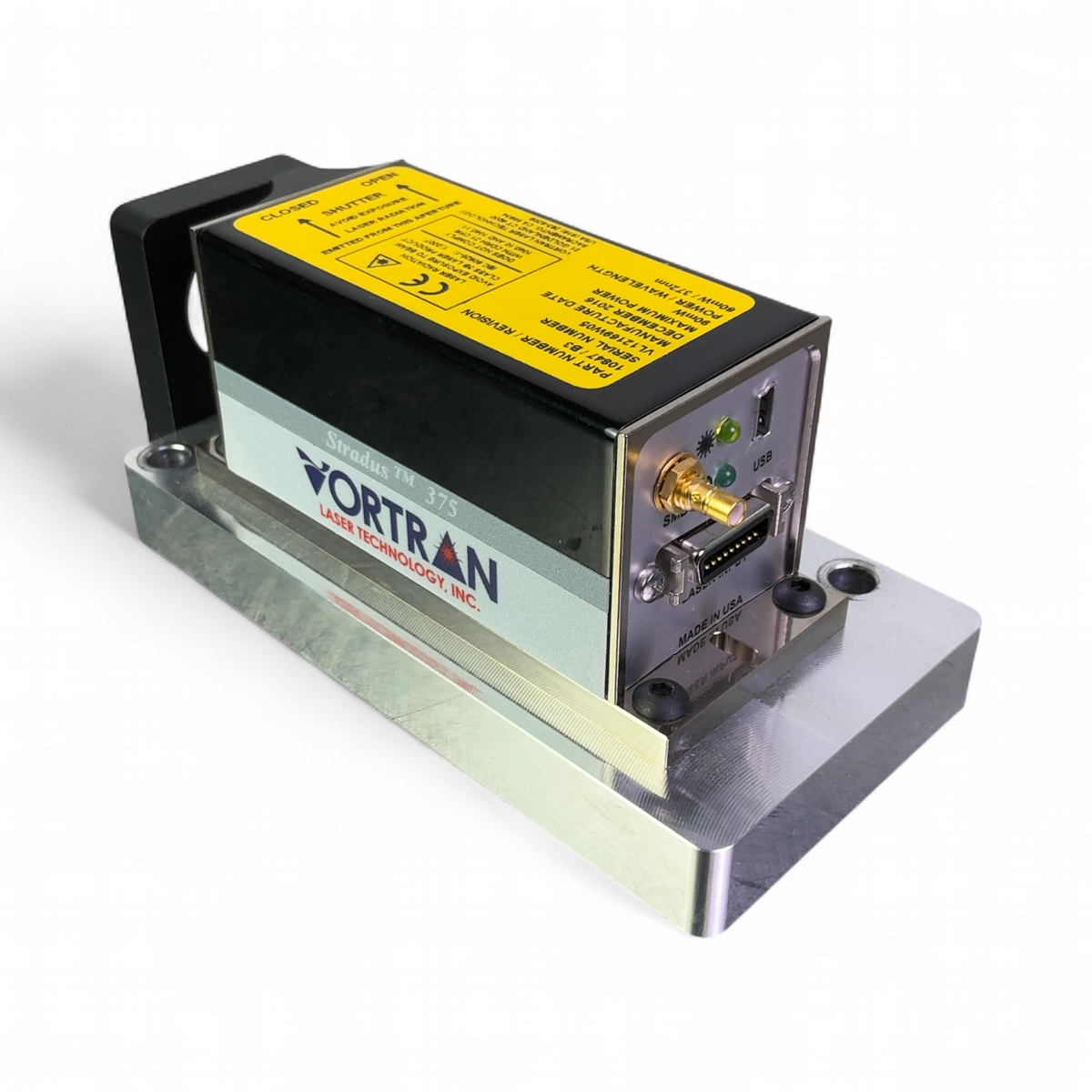 Vortran Laser Technology Stradus 375, 372nm Laser Diode Module 10847 B3 - Tested - Image 8