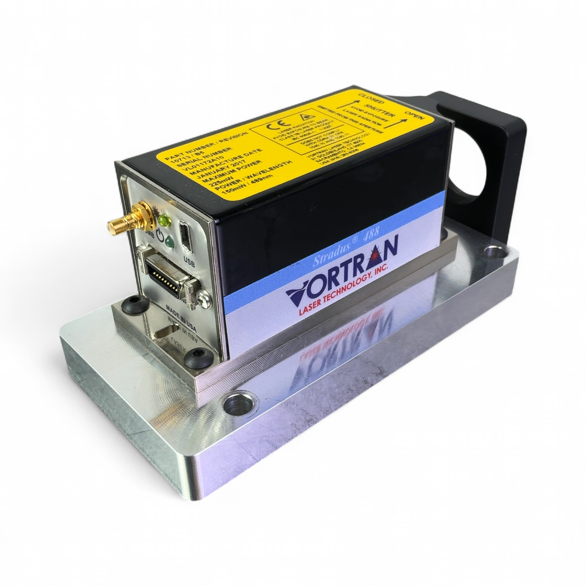 Vortran Laser Technology Stradus 488, 489nm Laser Diode Module 10713/B5 - Tested - Image 11