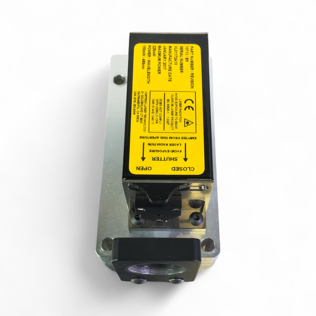 Vortran Laser Technology Stradus 488, 489nm Laser Diode Module 10713/B5 - Tested - Image 5