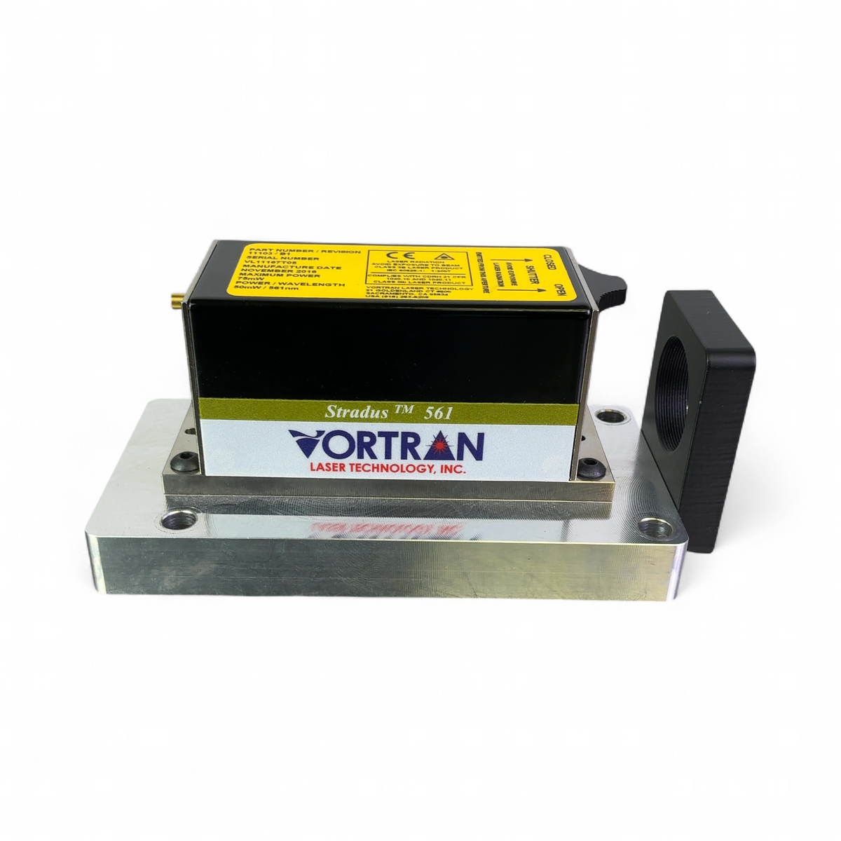 Vortran Laser Technology Stradus 561, 561nm Laser Diode Module 11103/B1 - Tested - Image 12