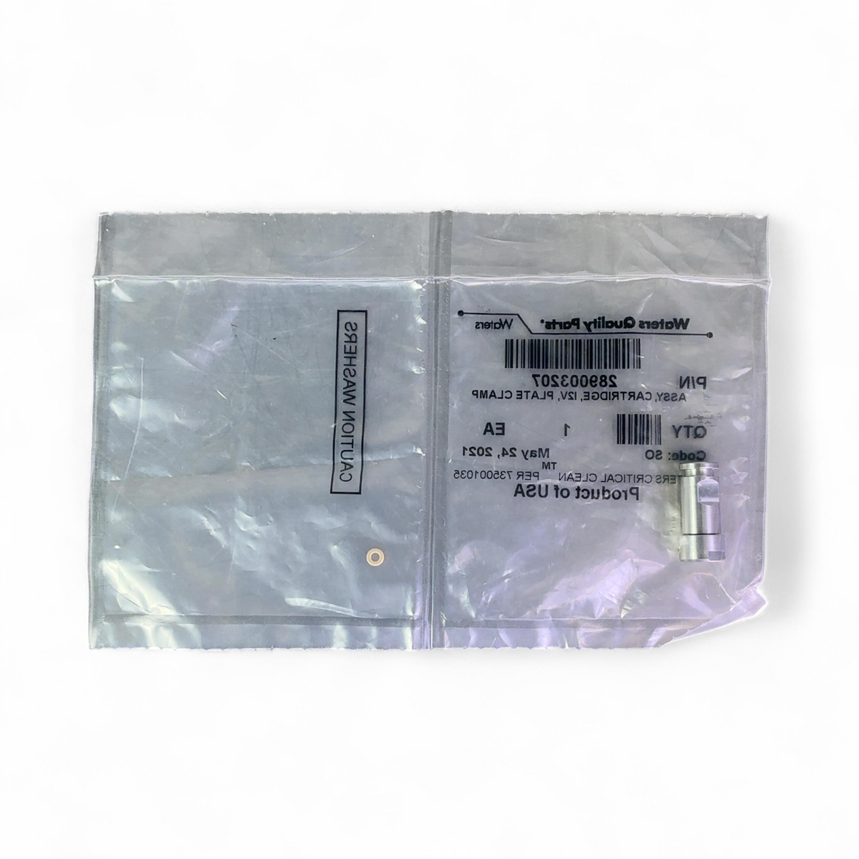 Waters i2V Cartridge Assembly Plate Clamp 700005165 289003207 | Safe & Secure Shipping - Image 2