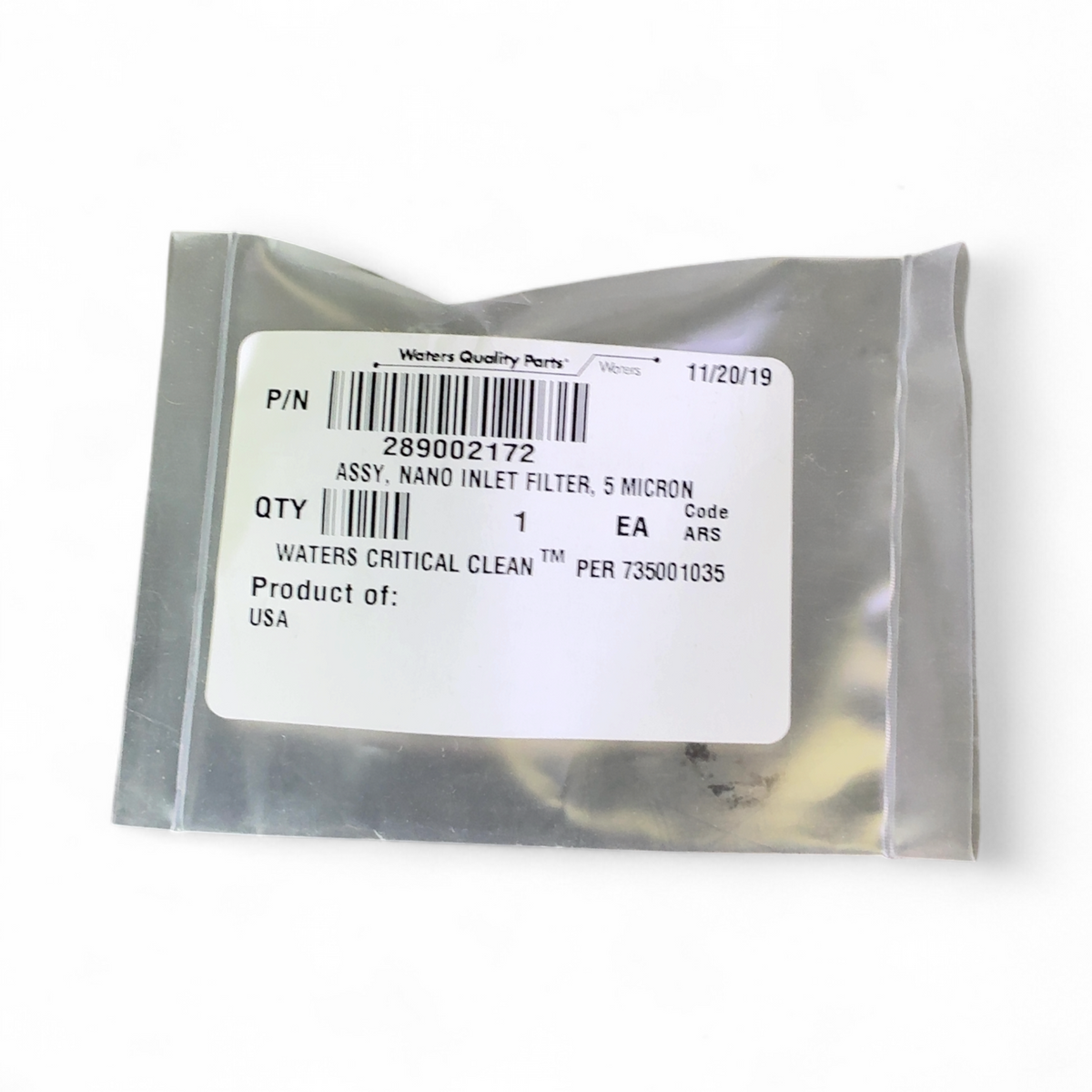 Waters nanoACQUITY Nano Inlet Filter 5 Micron Assembly Lot of 3 289002172 | Order Direct and Save - Image 10