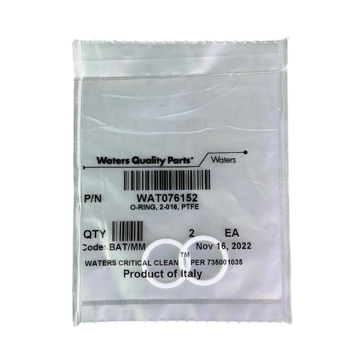 Waters WAT076152 O-Ring FEP PTFE 2-016 for Acquity Solvent Manager Pump Heads | Order Direct and Save - Image 4