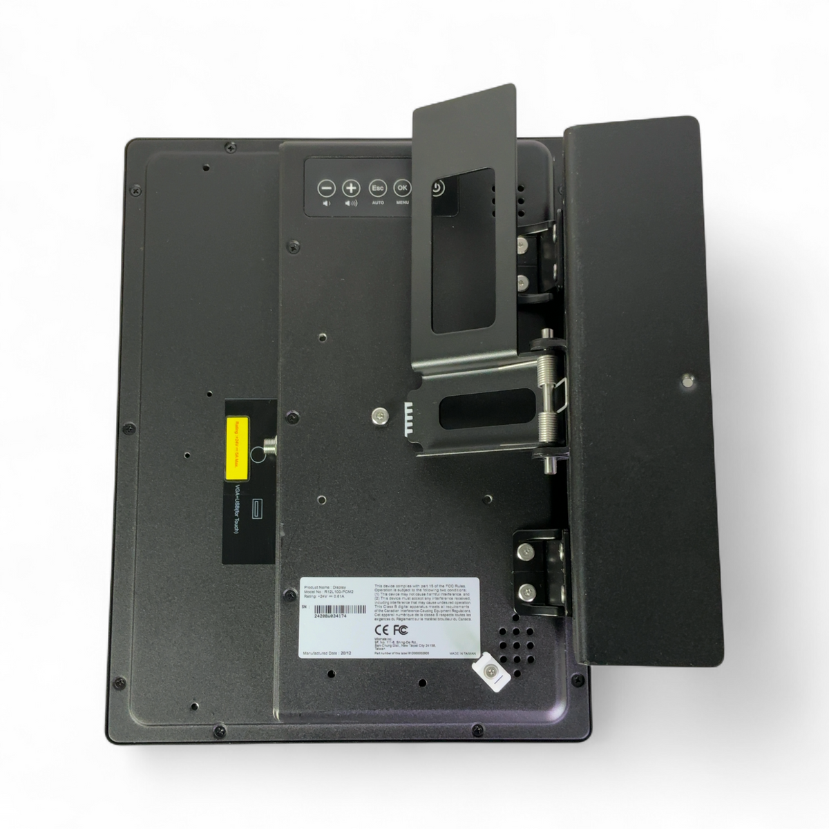 Winmate Inc. Industrial Multi-Touch 12.1” 1024 x 768 Res Chassis Display R12L100-PCM2 | Order Direct and Save - Image 12