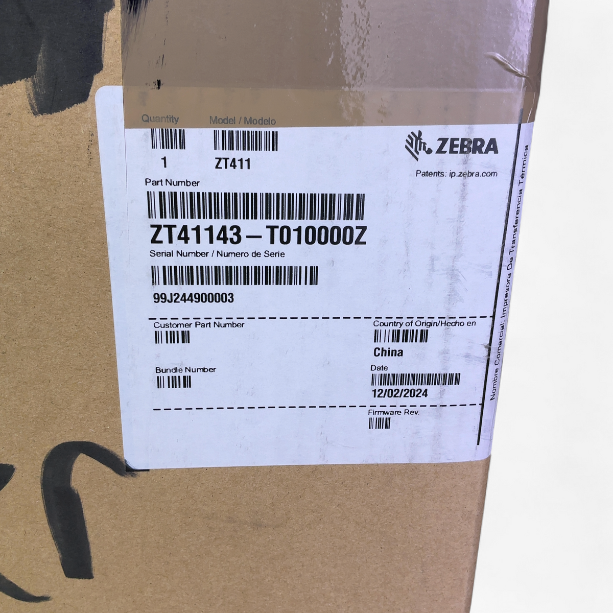 Zebra ZT411 Thermal Transfer Industrial Label Printer ZT411143-T010000Z 143-T010000Z - NEW | Mr. Scientific - Image 6
