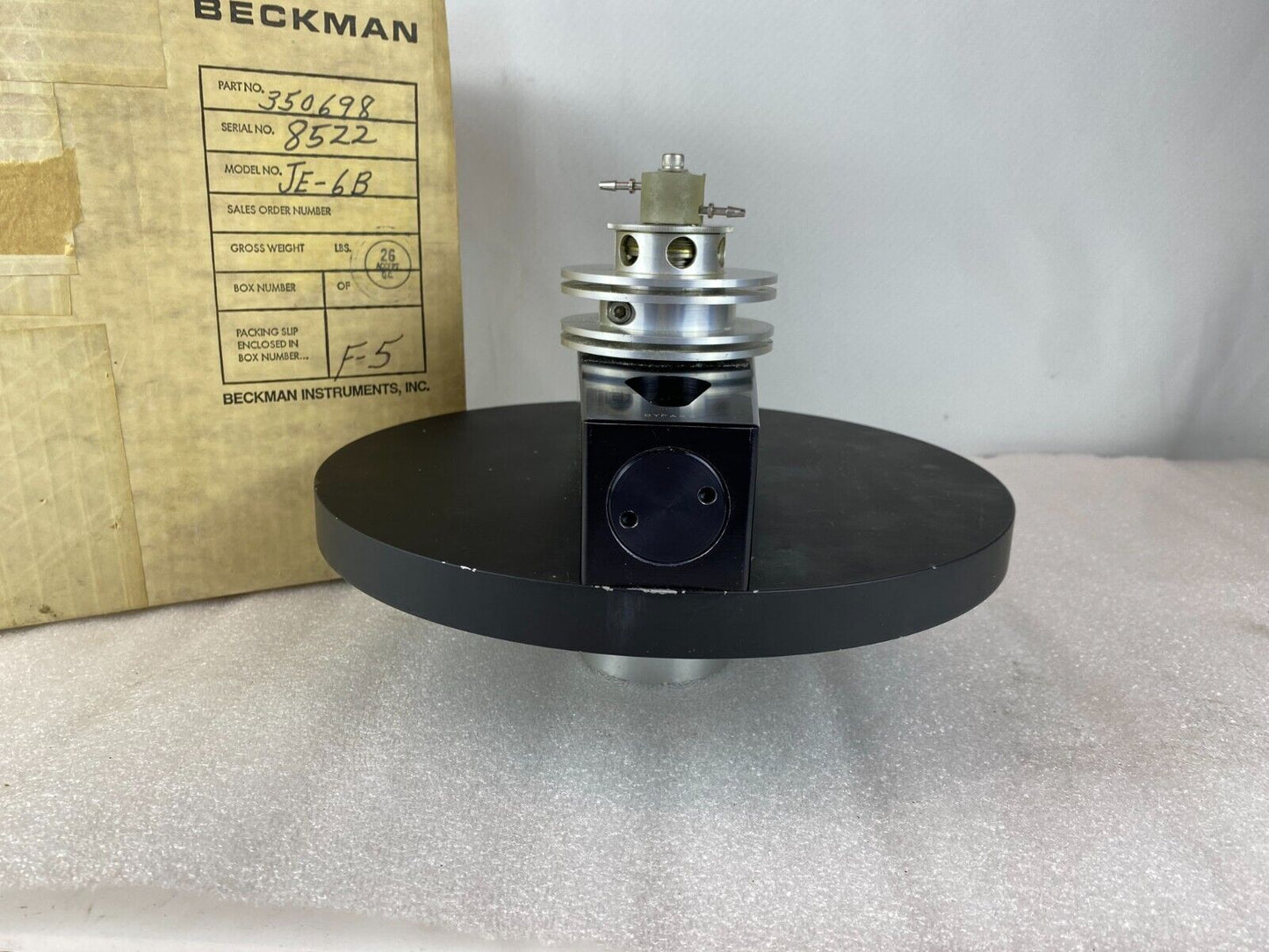 Beckman JE-6B Elutriation Rotor – 6000 RPM Centrifuge Rotor (Model 350698)