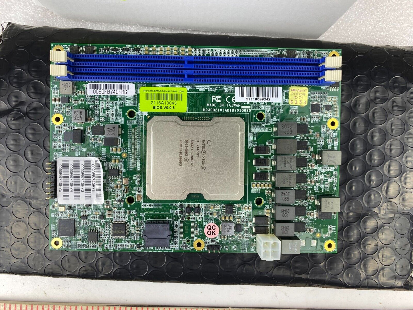 Portwell PCOM-B703G Industrial COM Express Type 7 Motherboard – Intel Xeon D-2145NT @ 1.90GHz