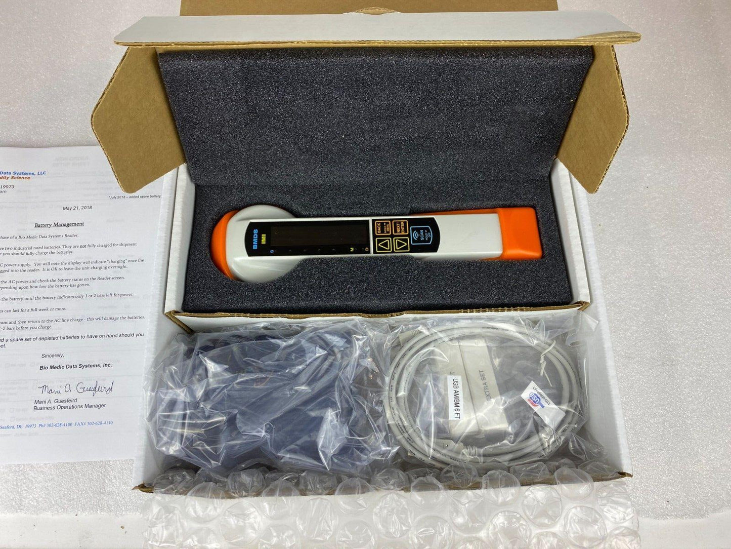 BMDS DAS-8006B-IUS Wireless Reader System – New in Box with Accessories