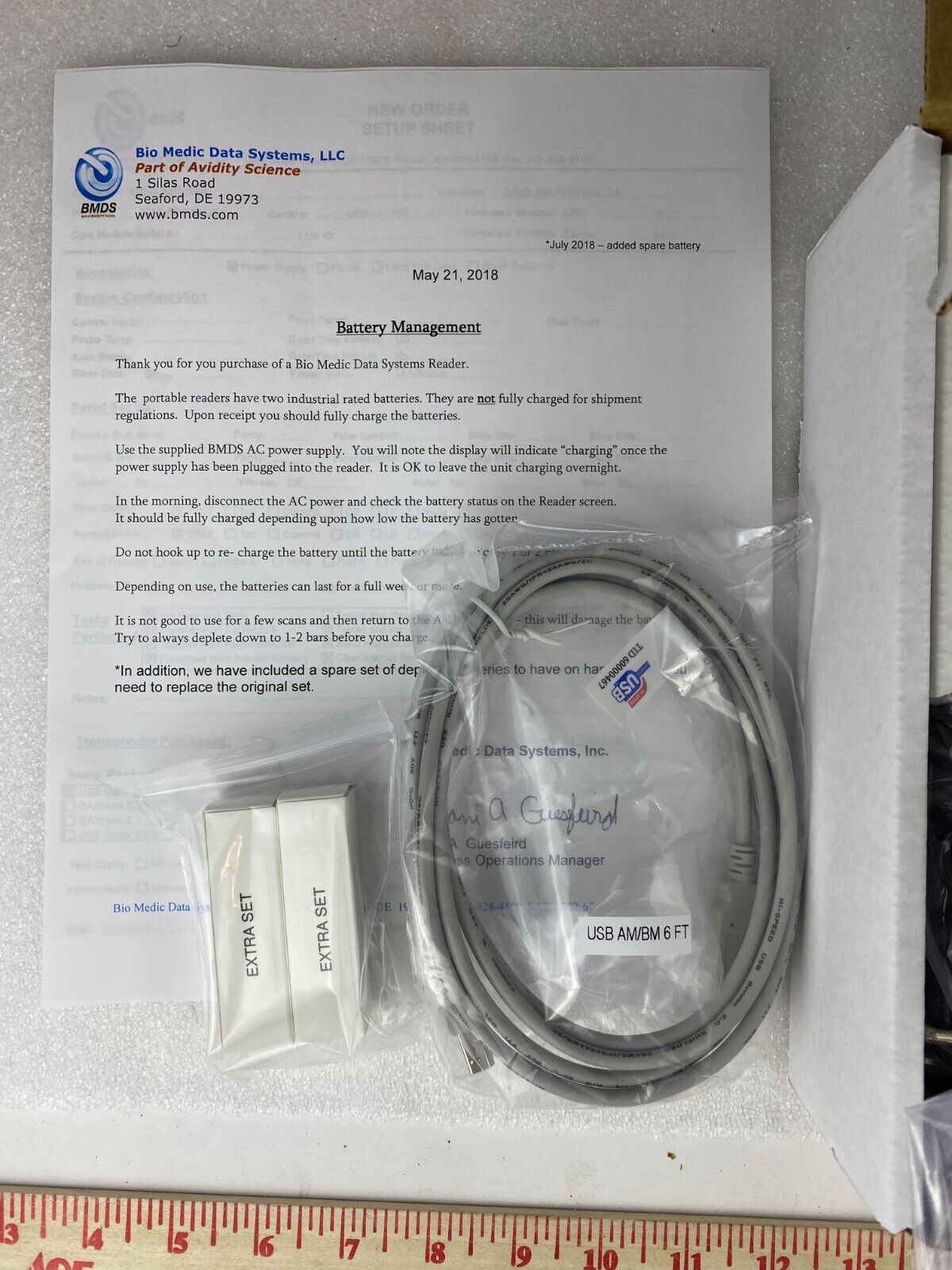 BMDS DAS-8006B-IUS Wireless Reader System – New in Box with Accessories