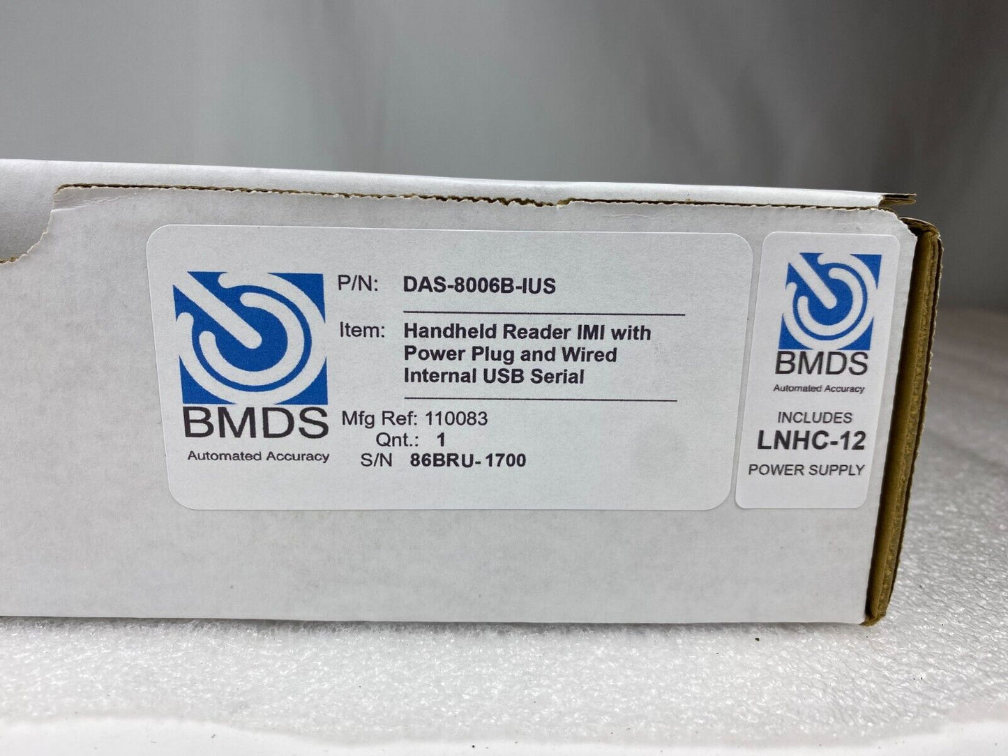 BMDS DAS-8006B-IUS Wireless Reader System – New in Box with Accessories