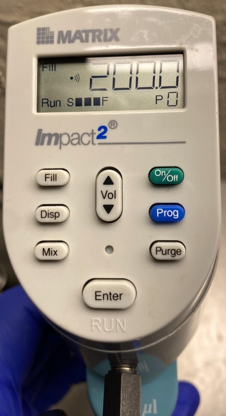 Thermo Scientific Matrix Impact 2 250 µL 8-Channel Electronic Pipette – With Power Cord