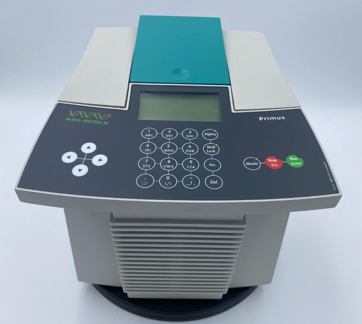 MWG-Biotech Primus 25 Thermal Cycler – Replace Clock Battery Error