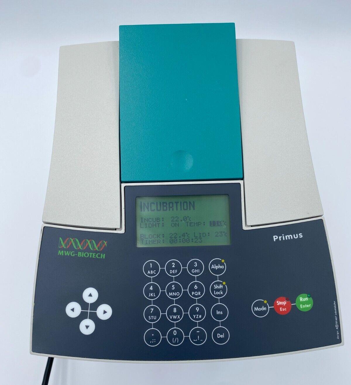 MWG-Biotech Primus 25 Thermal Cycler – Replace Clock Battery Error