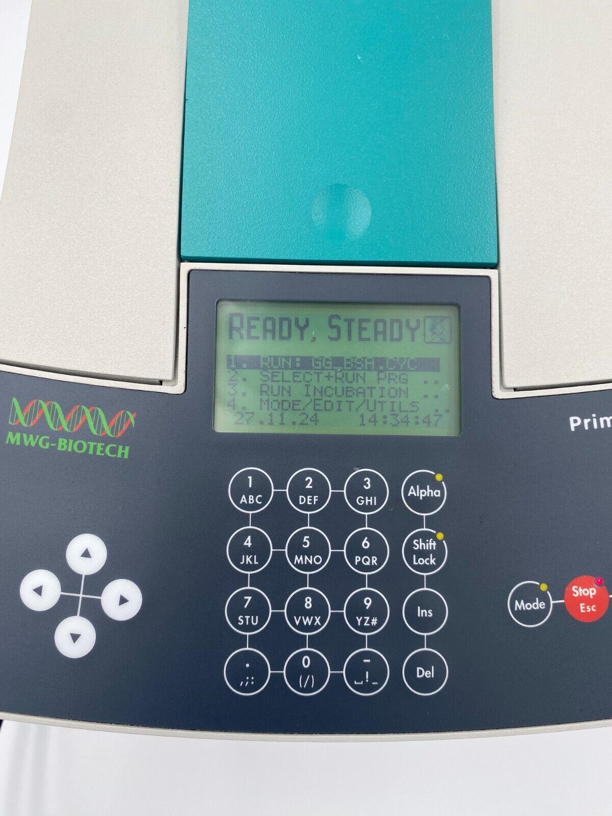 MWG-Biotech Primus 25 Thermal Cycler – Replace Clock Battery Error