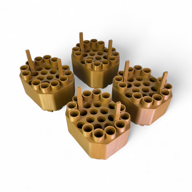 4x Thermo Scientific TX-1000 Rotor 24x15mL Conical Tube Swing Bucket Adapters 75007303 | Order Direct and Save - Image 1