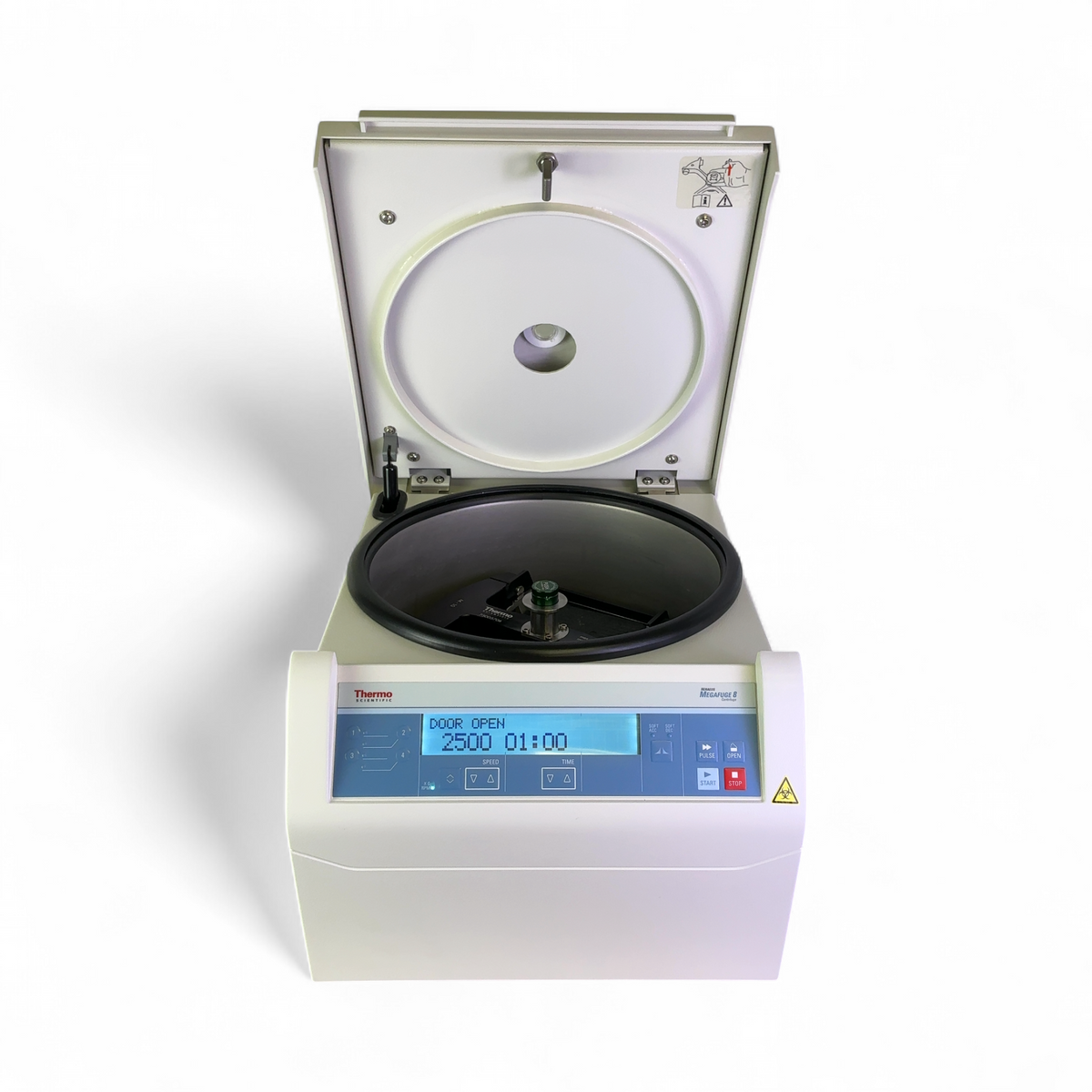 Thermo Scientific Heraeus Megafuge 8 Centrifuge 75007210 w M-10 Swinging Bucket Rotor | Mr. Scientific