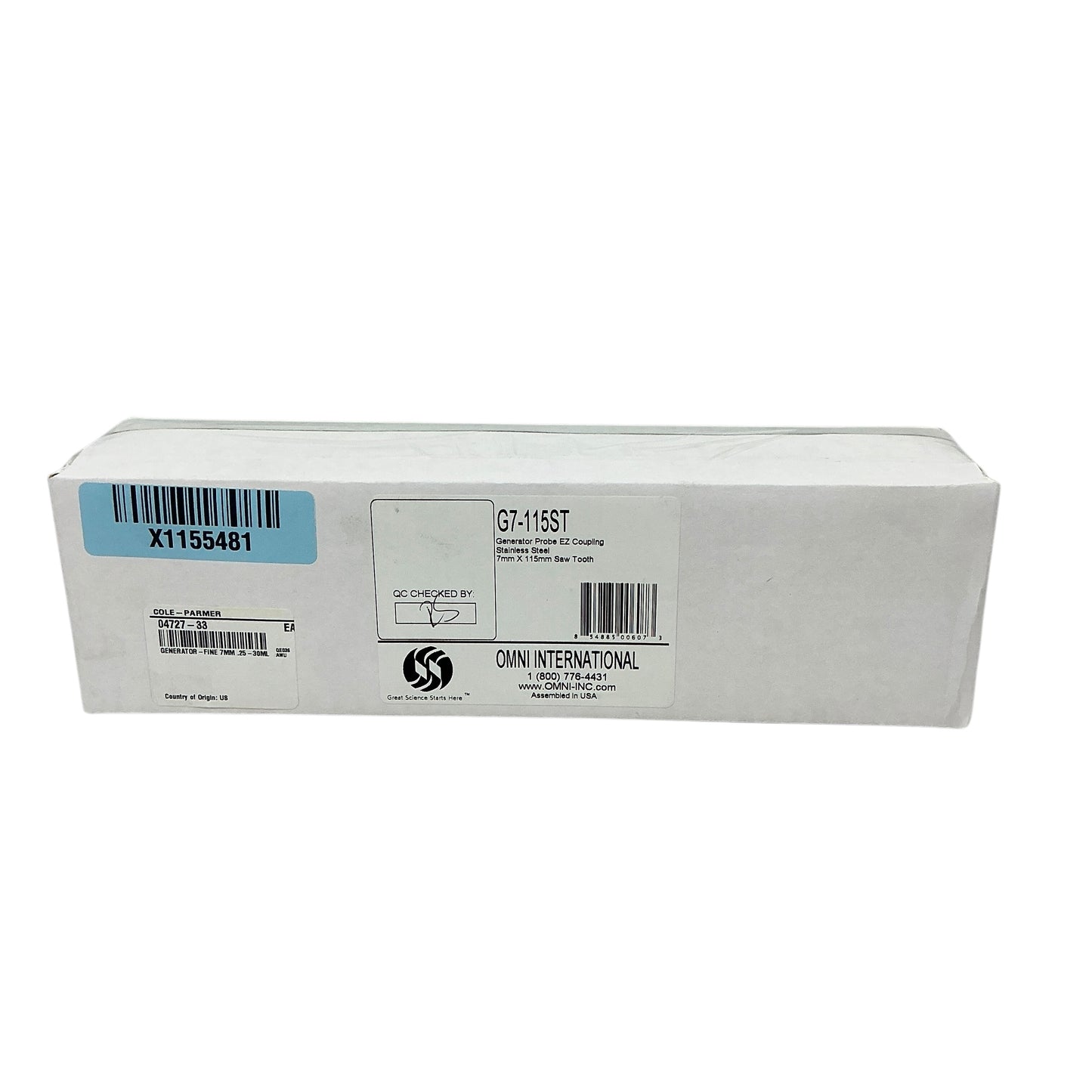OMNI International G7-115ST Generator Probe, Size 7 x 115mm - New