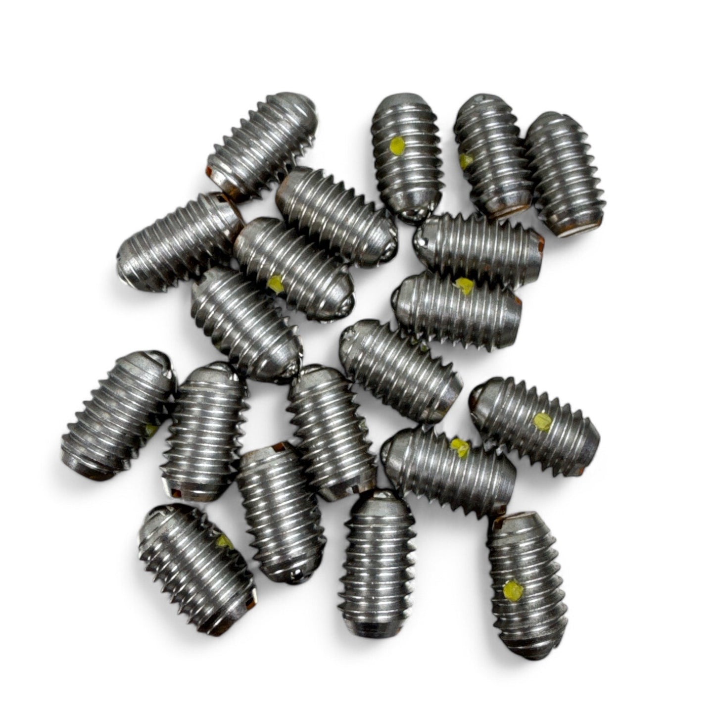 20 Pcs McMaster-Carr 3408A6 Slotted Spring Plungers – 3/8"-16 Thread, 6–21 lb Force, SS Thread Lock