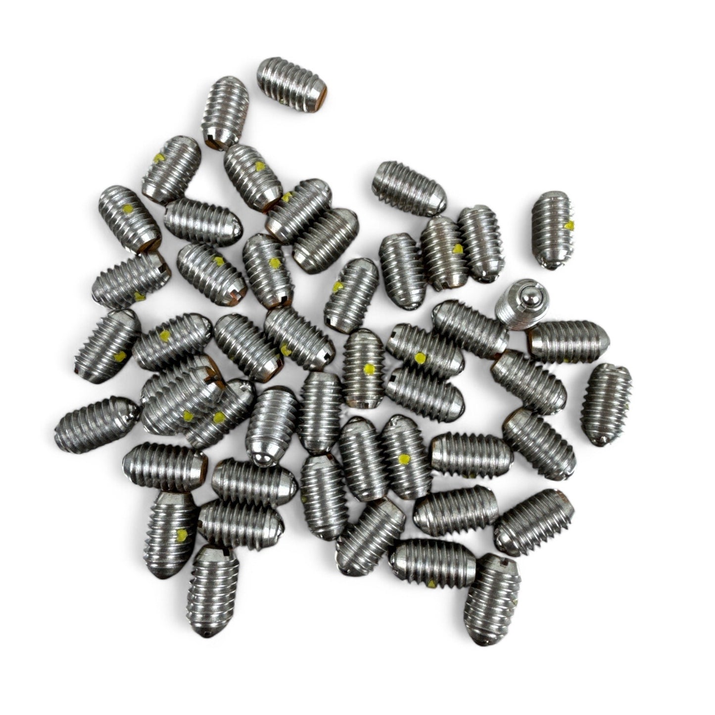 50 Pcs McMaster-Carr 3408A6 Slotted Spring Plungers – 3/8"-16 Thread, 6–21 lb Force, SS Thread Lock