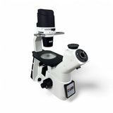 LAXCO LMI3000 Microscope Stand (LMI3-PH2) – No Objectives – Broken Binocular Head – Lamp Working