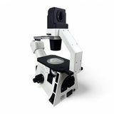 LAXCO LMI3000 Microscope Stand (LMI3-PH2) – No Objectives – Broken Binocular Head – Lamp Working
