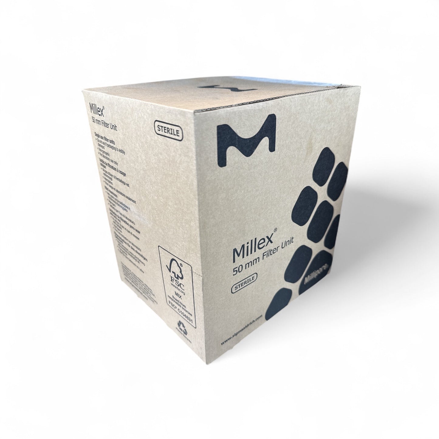 Millipore Millex-GP SLGPB5010 50mm Filter Units – 0.22 µm PES, Sterile – Full Box of 10 (Factory Sealed)
