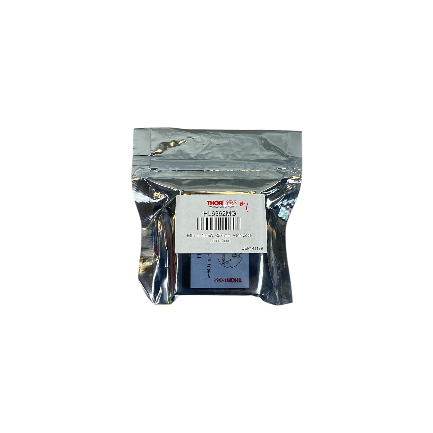 Thorlabs HL6362MG 640nm 40mW Ø5.6mm A-Pin Code Laser Diode NEW