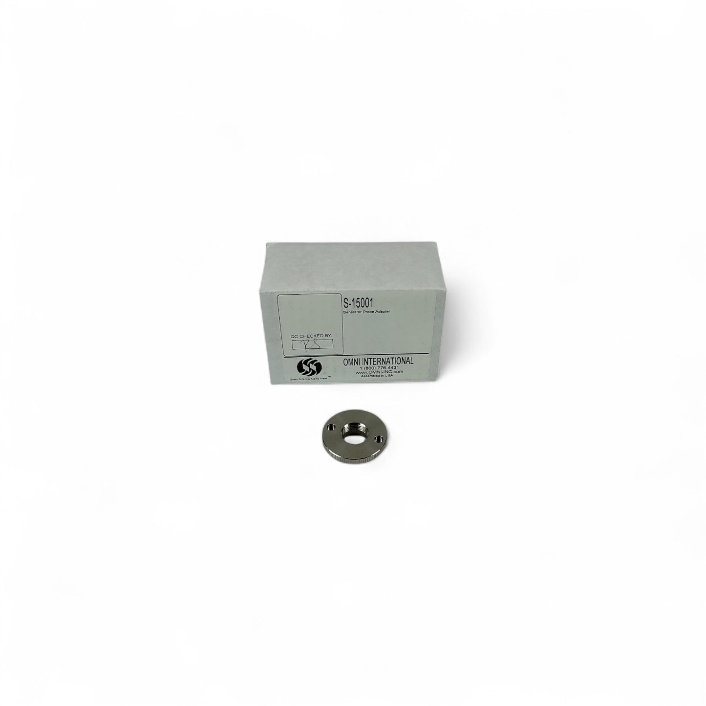 Omni International S-15001 Generator Probe Adapter – Stainless Steel – New