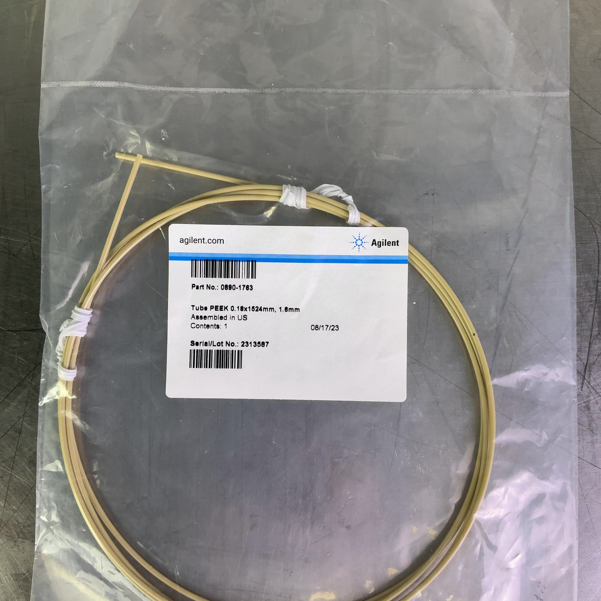 Agilent 0890-1763 PEEK Tube Lot 0.18x1524mm 1.6mm (Best Offer!) | Order Direct and Save - Image 3