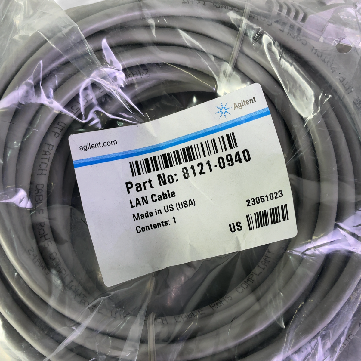Agilent, APC Assorted Patch/CAN Data Cables Lot 5023-0203, 8121-0008, 5023-0202, 5181-1519, 8121-0940 - Image 16