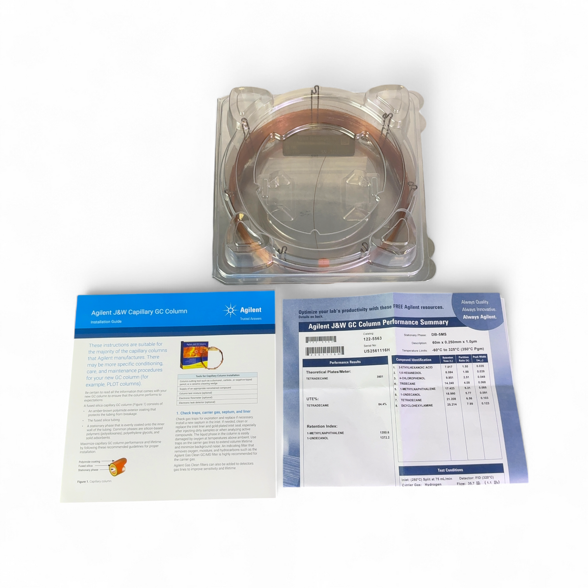 Agilent DB-5MS 60m Gas Chromatography Column 122-5563 (Best Offer!) | Order Direct and Save - Image 3